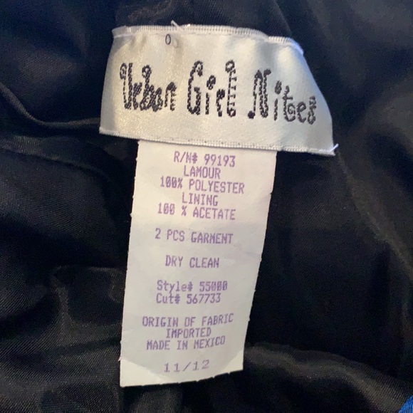 Urban Girl Nites Dress with Black Sash $20 Size 11/12 - Picture 3 of 3